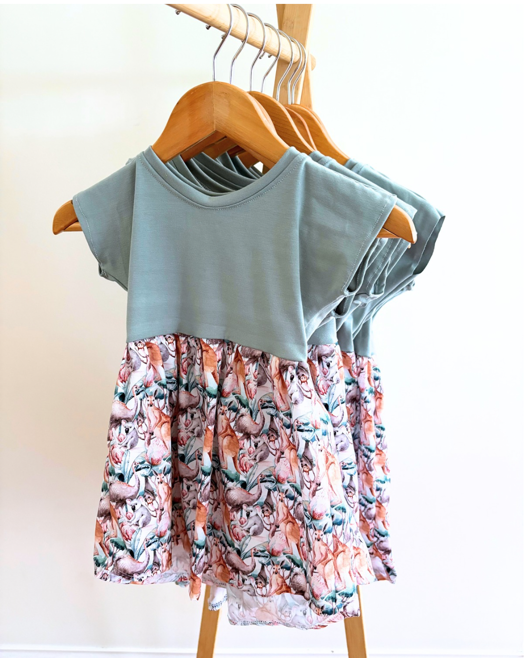 Flora and Fauna T-Shirt Dress