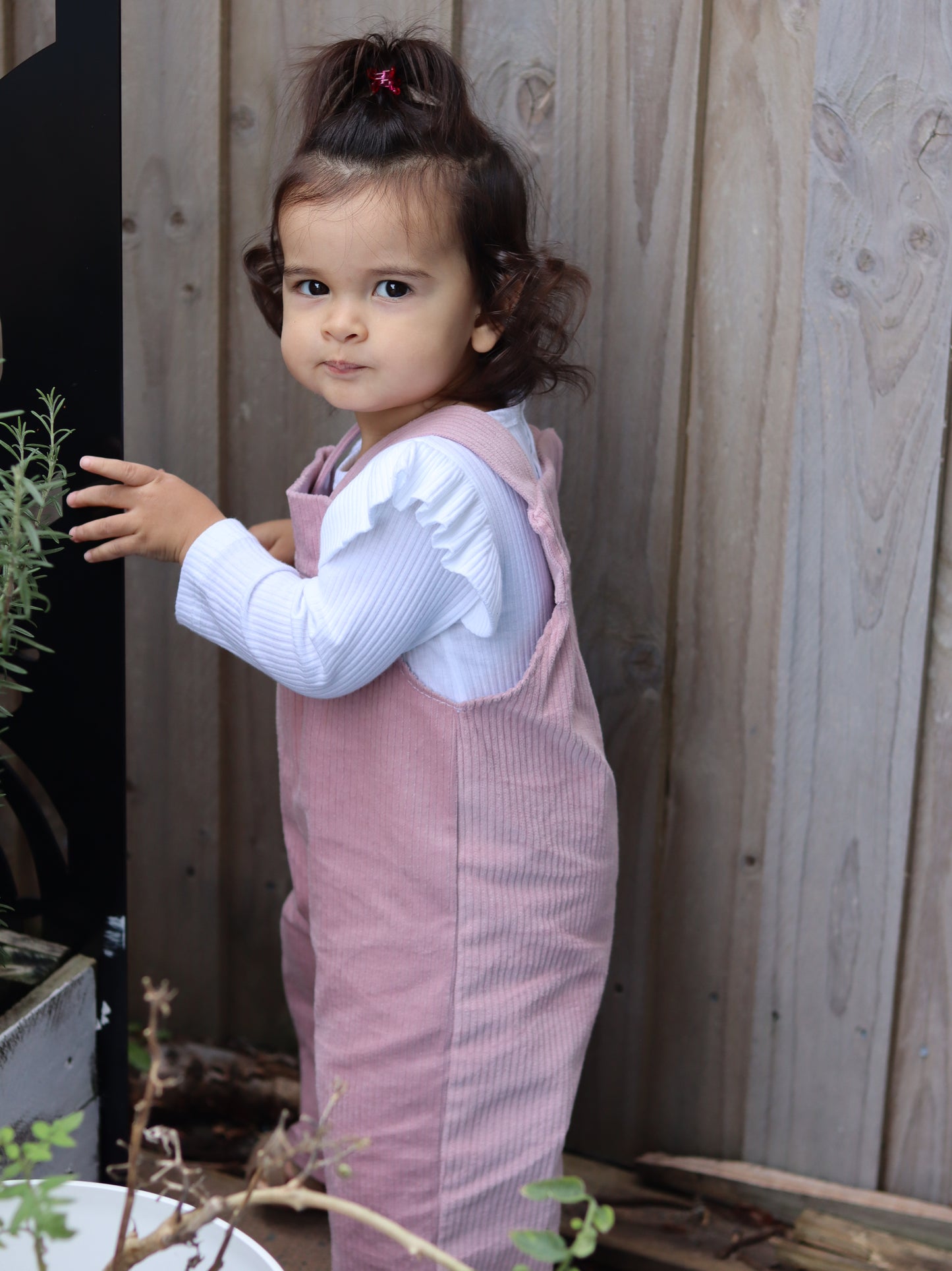 Corduroy Overalls - Musk