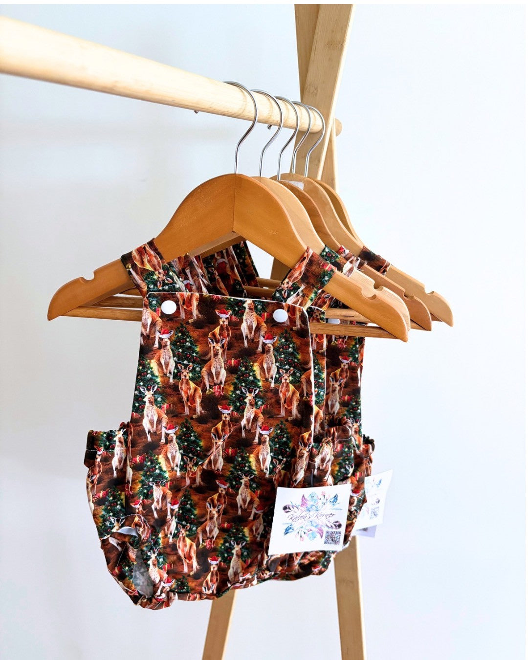 Christmas Kangaroo Playsuit