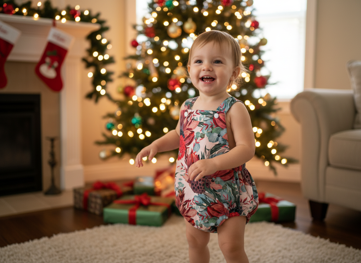 Native Floral Playsuit