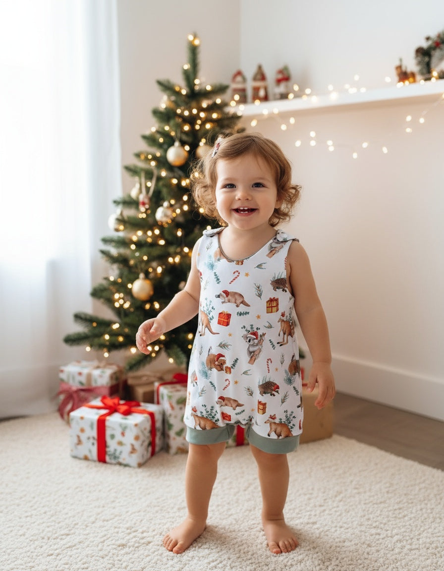 Aussie Animals Christmas Romper
