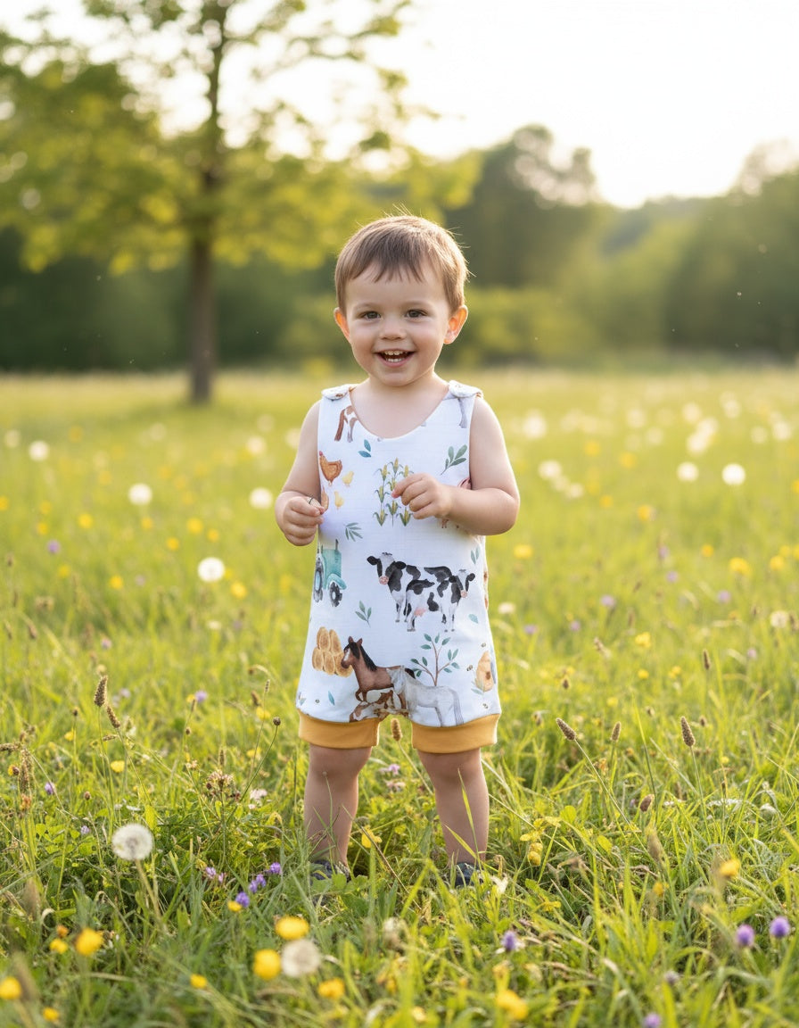Farm Animals Romper