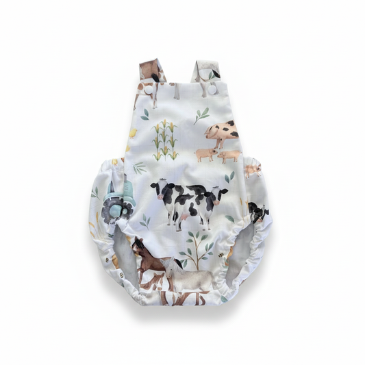 Farm Animals Playsuit - New Arrival