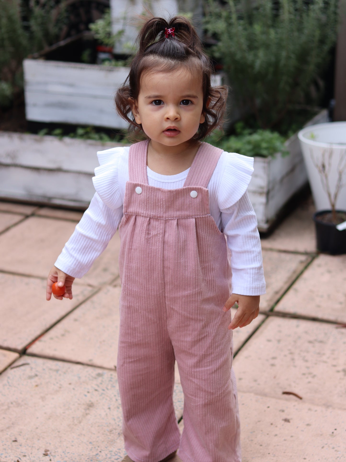 Corduroy Overalls - Musk