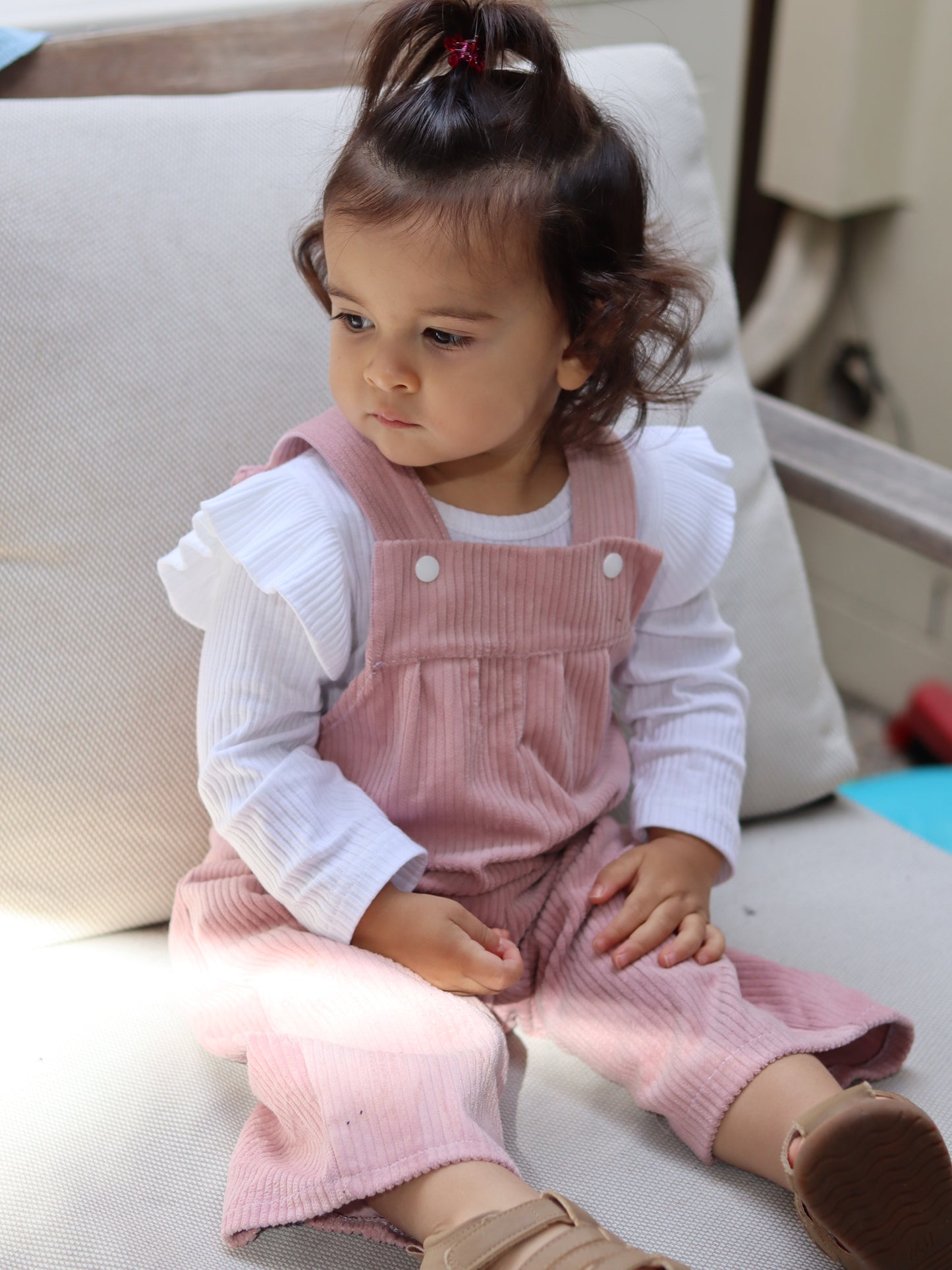 Corduroy Overalls - Musk