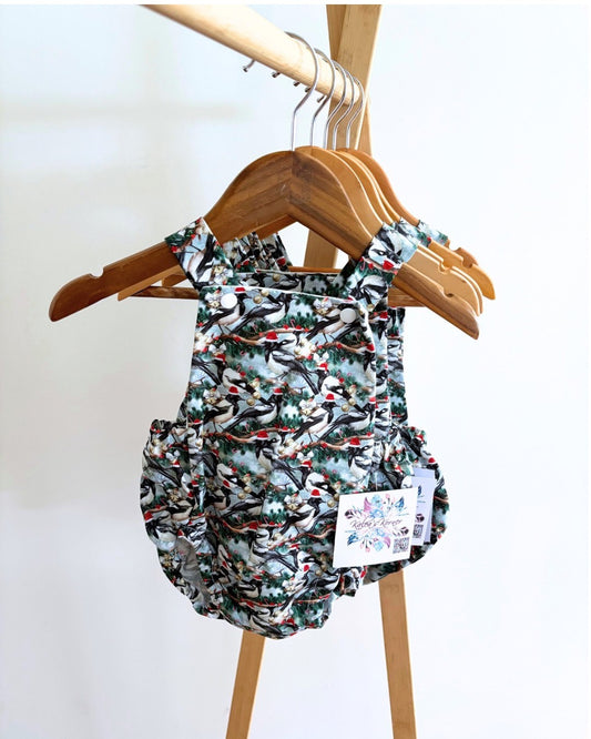 Christmas Magpie Playsuit