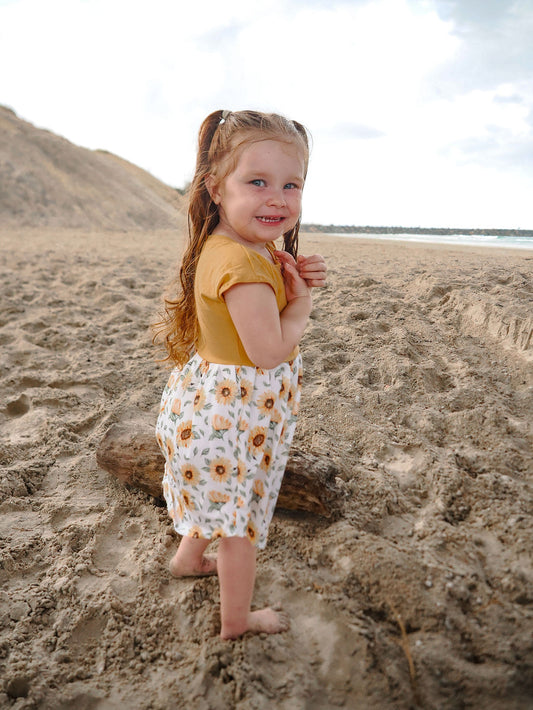 Sunflower T-shirt Dress