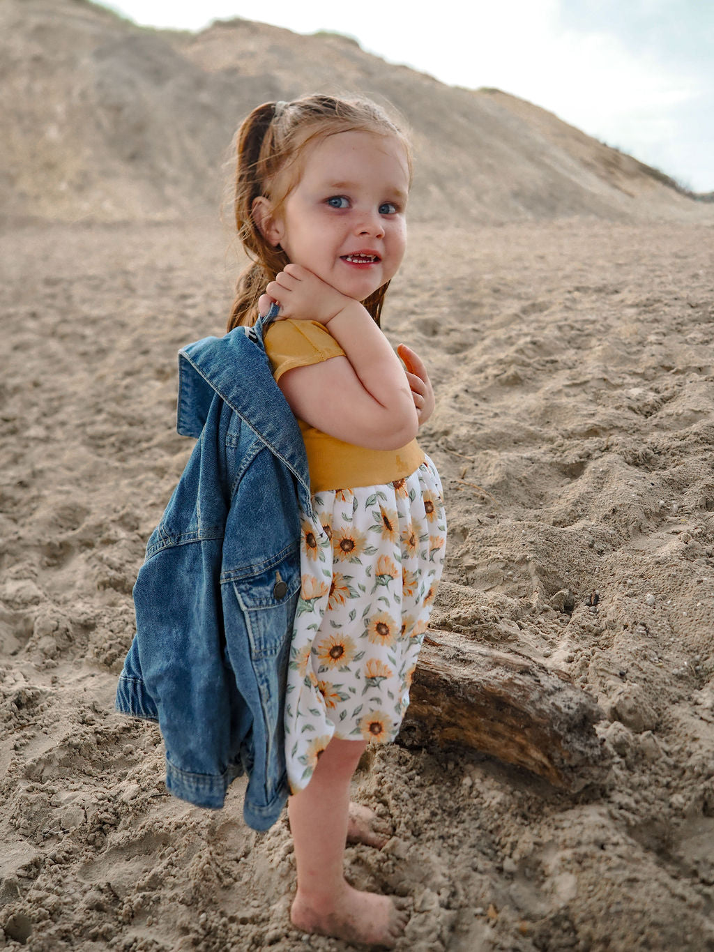 Sunflower T-shirt Dress
