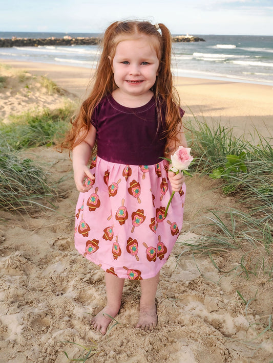 Ice Cream T-Shirt Dress