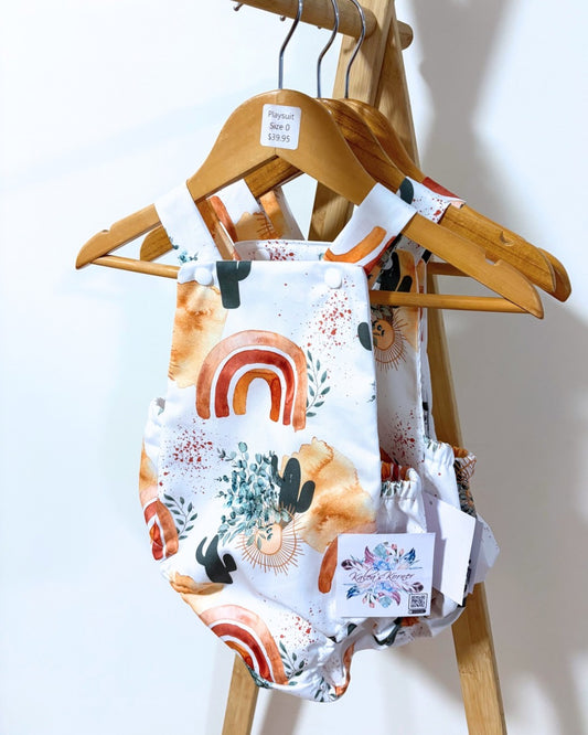Rainbows and Cactus Playsuit