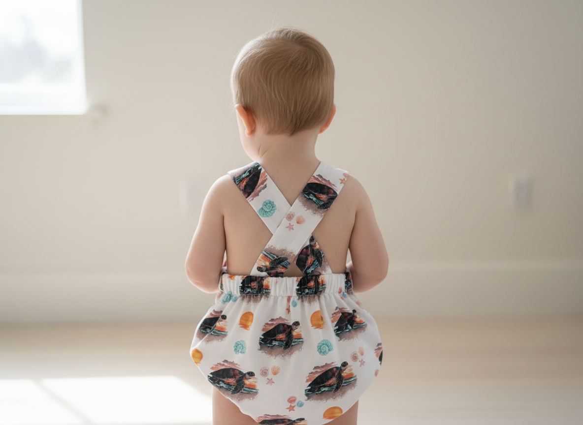 Turtle Sunset Playsuit