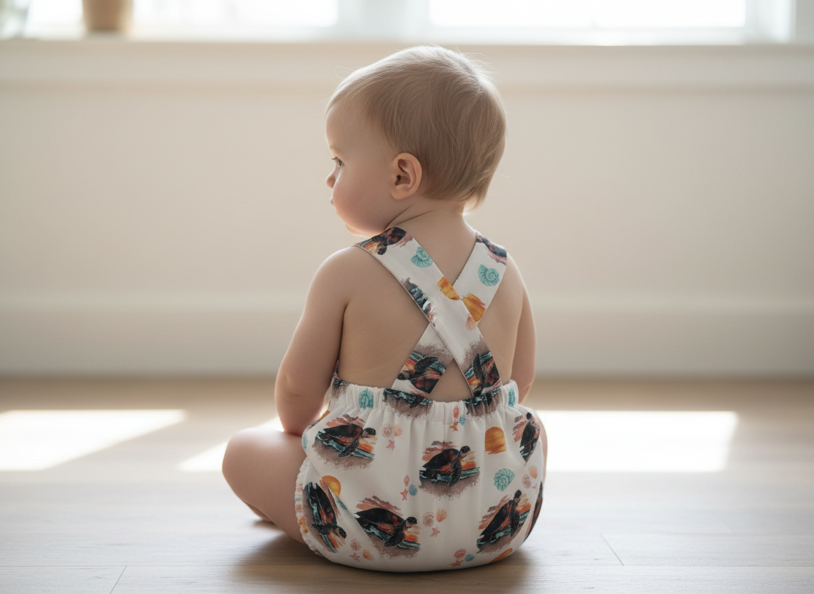 Turtle Sunset Playsuit