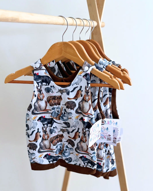 Native Animals Romper